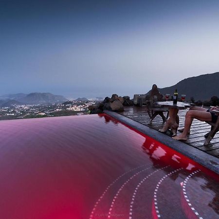 Historic Canarian House, Private Heated Infinity Pool, Bbq, Wifi + Panoramic Ocean Views Arona  Exteriör bild